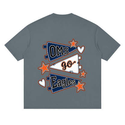 Lets Go Oakland Middle Oversized Drop Shoulder T-Shirt