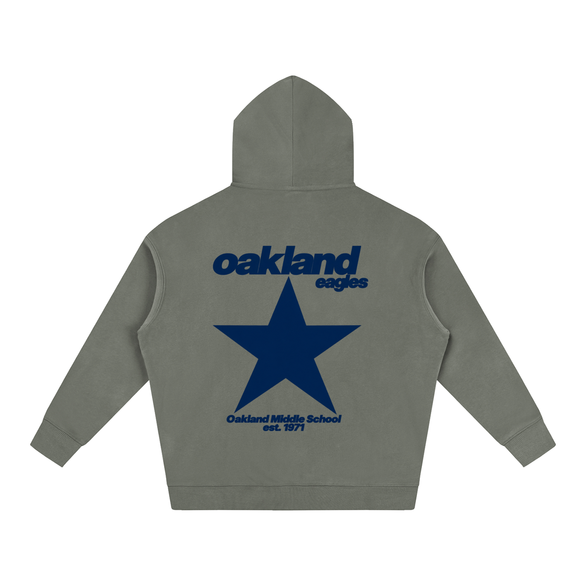 Big Star Oakland Middle Oversize Fleeced Hoodie