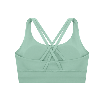 Strappy Criss-Cross Sports Bra