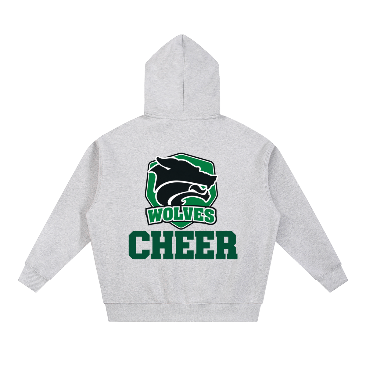 Simple Green River Essential Oversized Fleece Boxy Hoodie