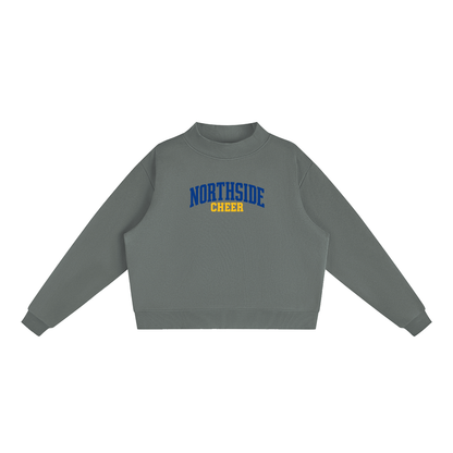Basic 1 Northside Essential Fleece Mock-Neck Crew Sweatshirt (printed)