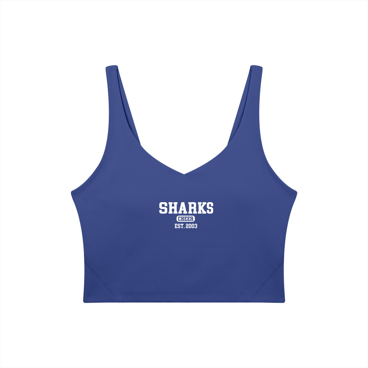 Old School Saint James Women's V-Neck Yoga Sports Bra