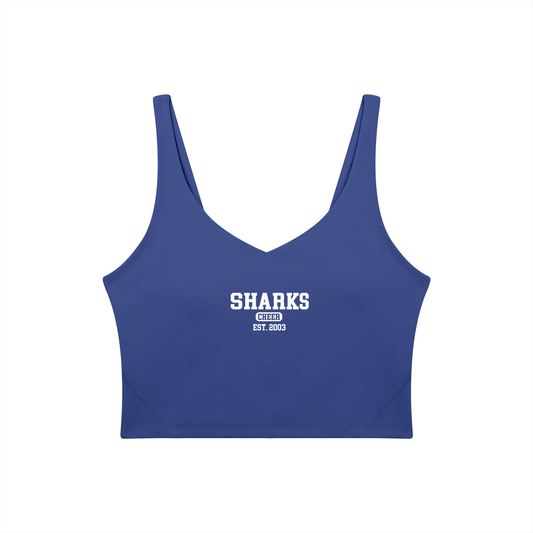 Old School Saint James Women's V-Neck Yoga Sports Bra
