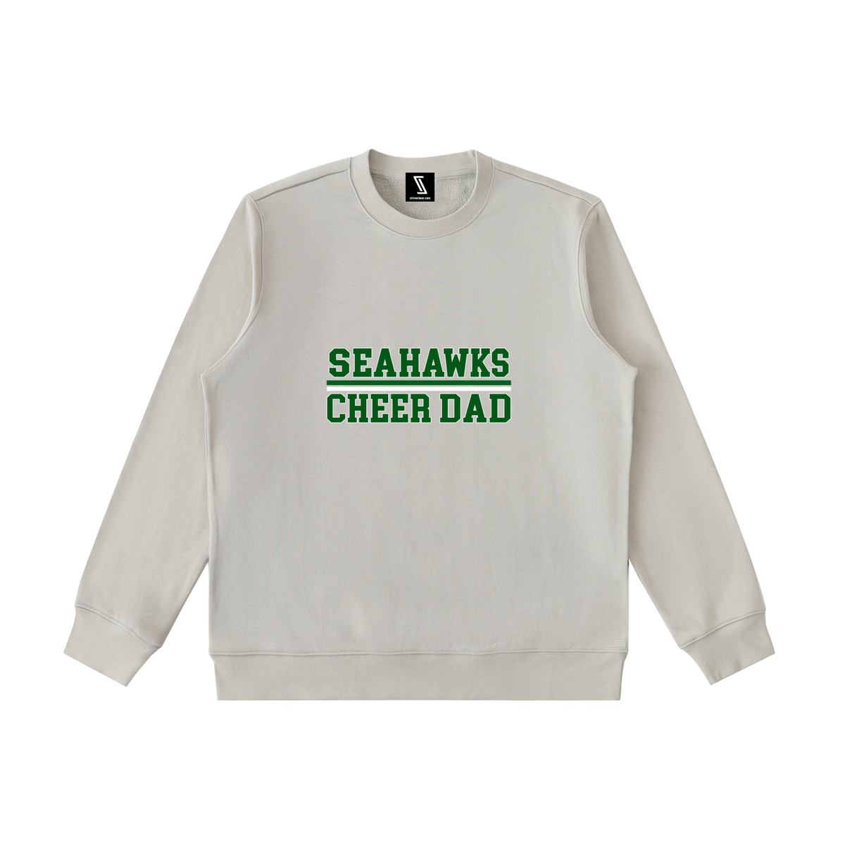 Dad Seahawks Essential Heavyweight Crewneck Sweatshirt