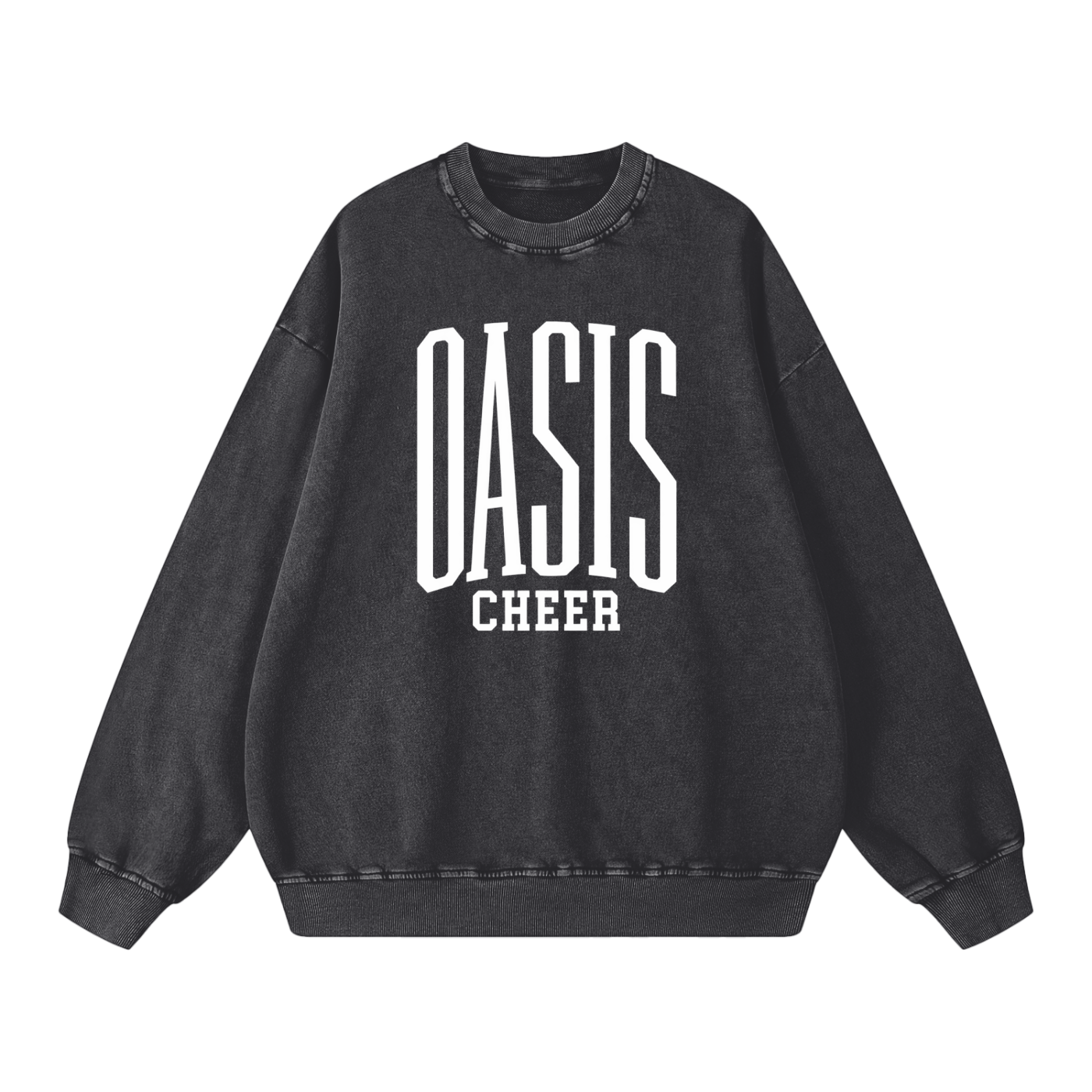Basic 3 Oasis Snow Washed Oversized Sweatshirt
