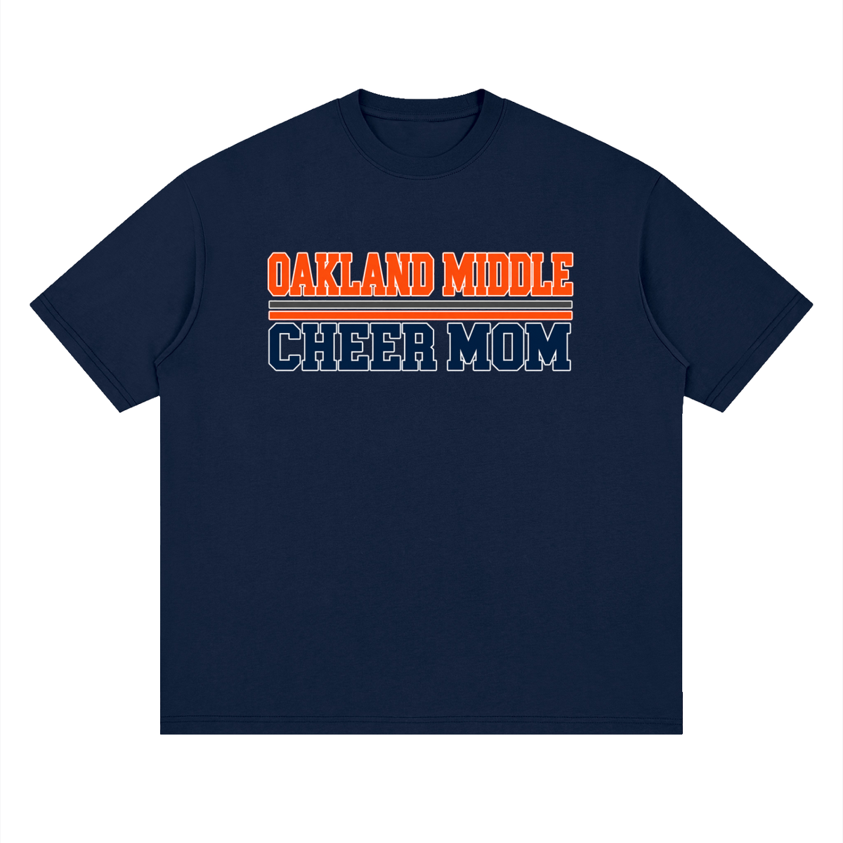 Mom Oakland Middle Oversized Drop Shoulder T-Shirt