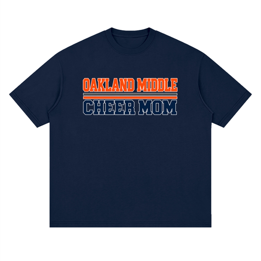 Mom Oakland Middle Oversized Drop Shoulder T-Shirt