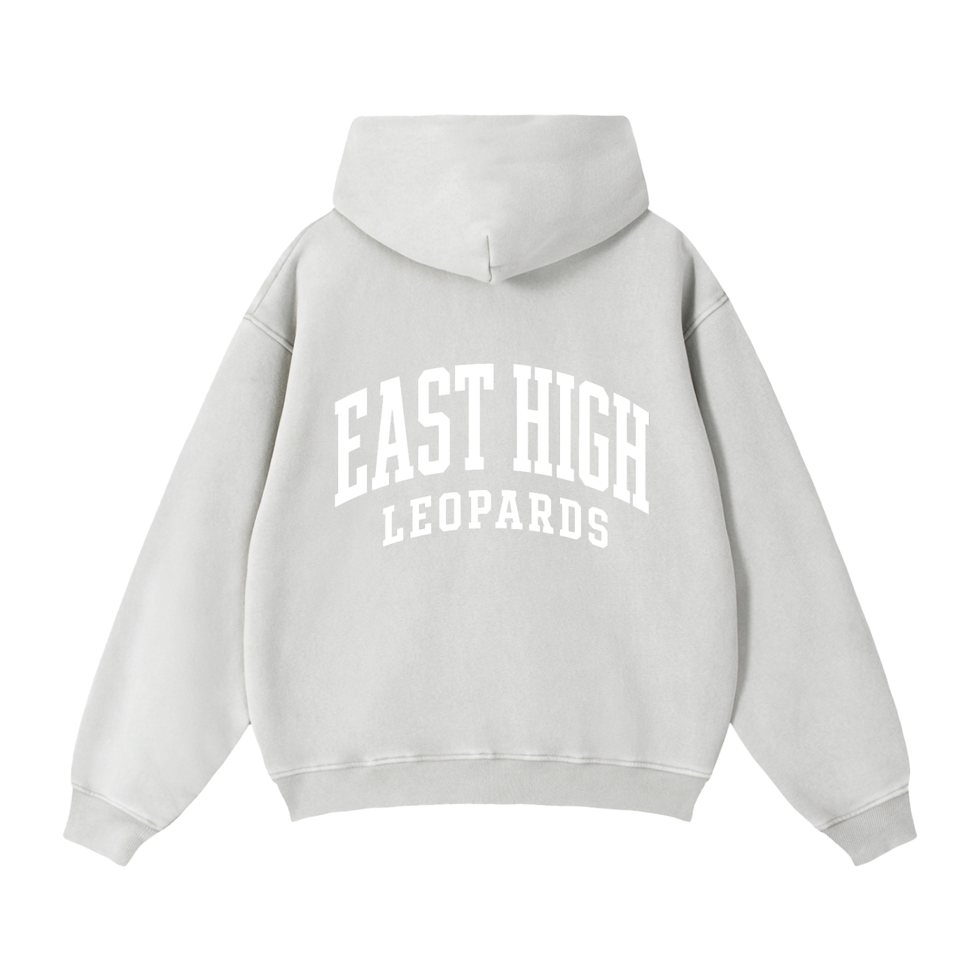 Zip-Through Boxy Fleece Hoodie