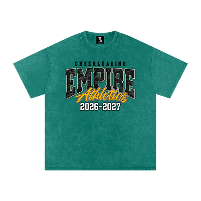 Vintage Empire Snow Washed Oversized Cotton T-Shirt