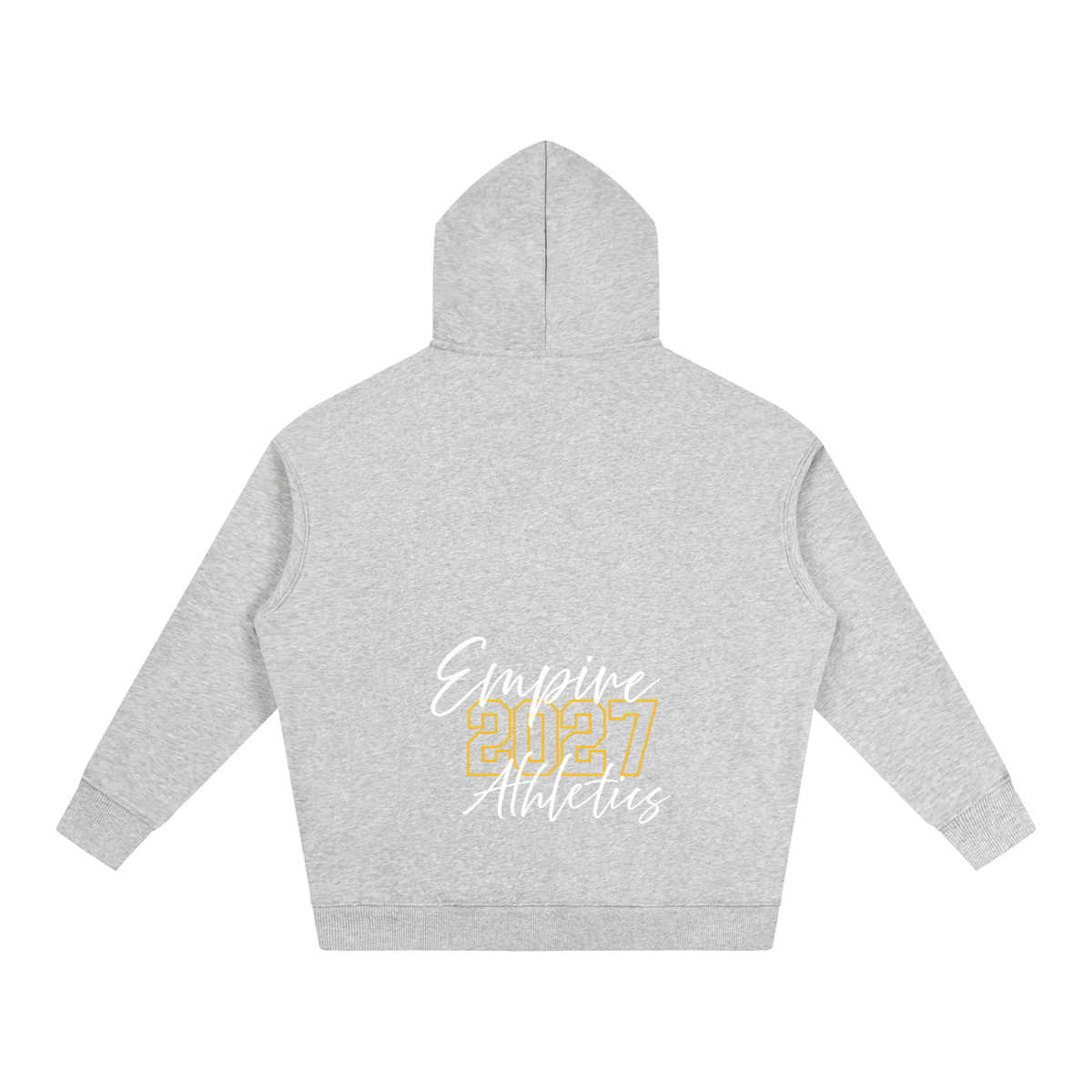Cursive Front Empire Oversize Fleeced Hoodie