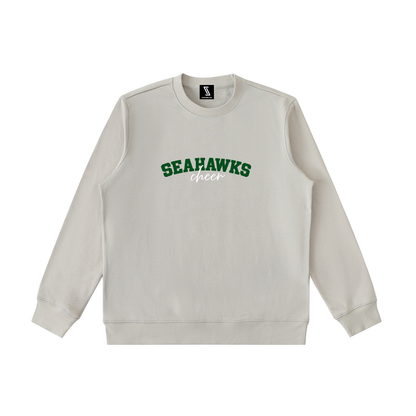 Cursive Seahawks Essential Heavyweight Crewneck Sweatshirt