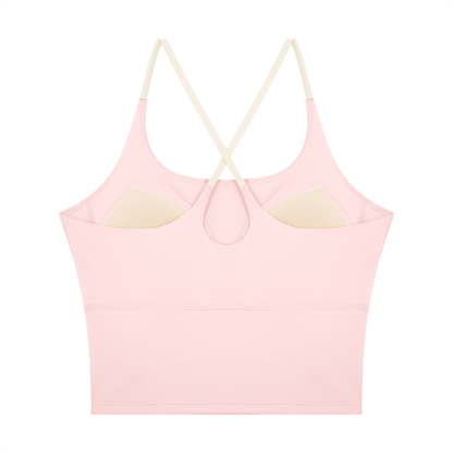 Strive Colorblock Crop Tank