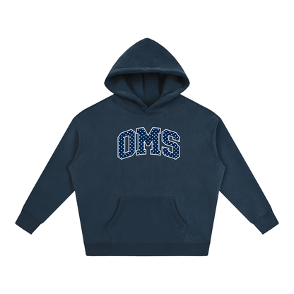 Polka Dot Oakland Middle Oversize Fleeced Hoodie
