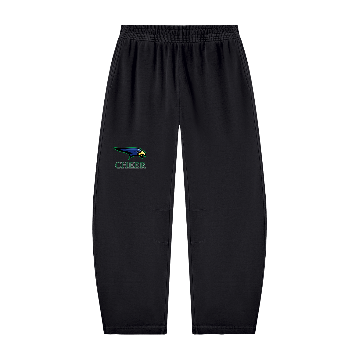 Unisex Vintage Washed Barrel Leg Sweatpants