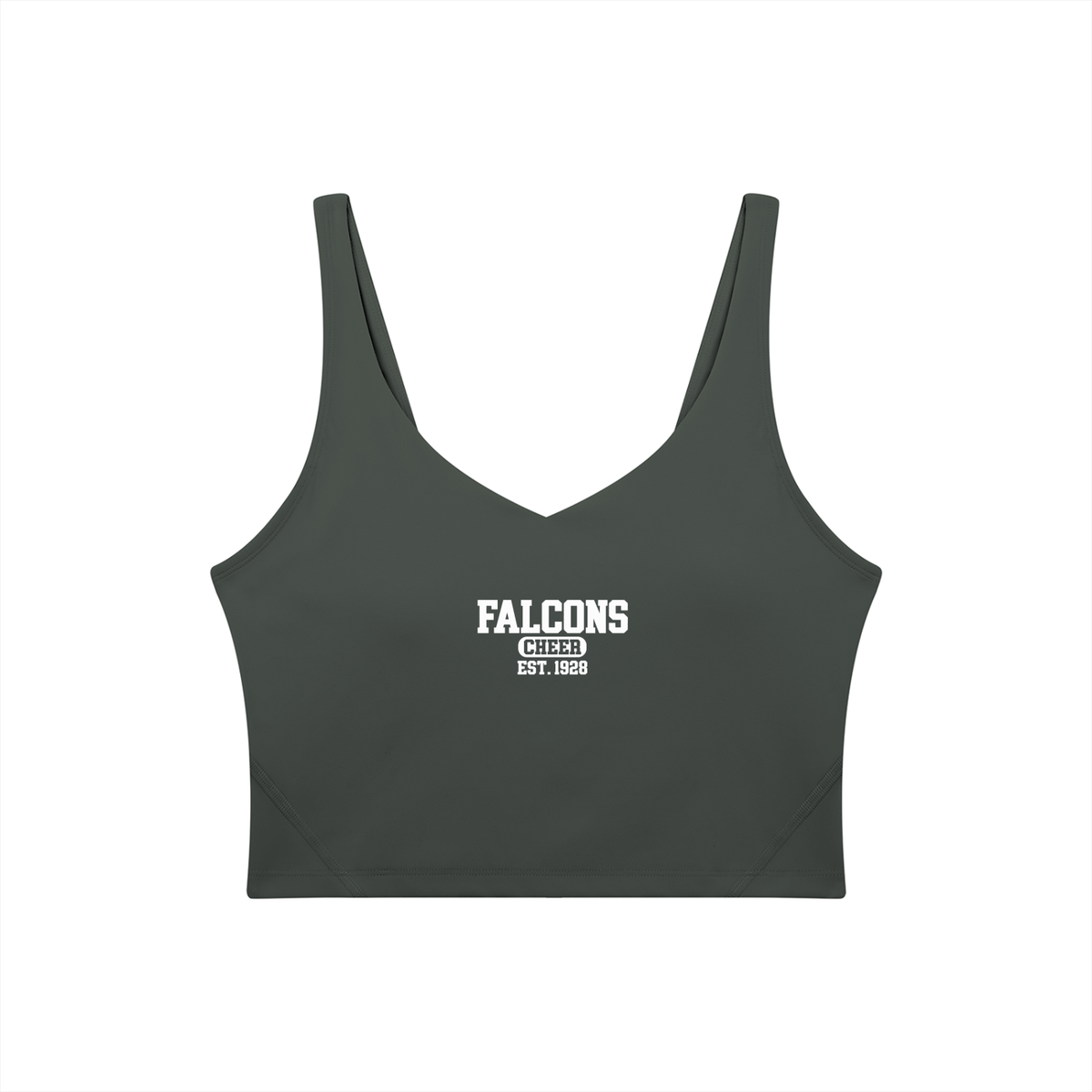 Old School Fitch Women's V-Neck Yoga Sports Bra