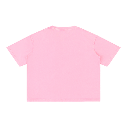Mineral Wash Boxy Cotton T-Shirt