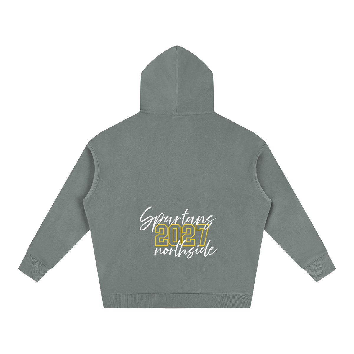 Cursive Front Northside Oversize Fleeced Hoodie