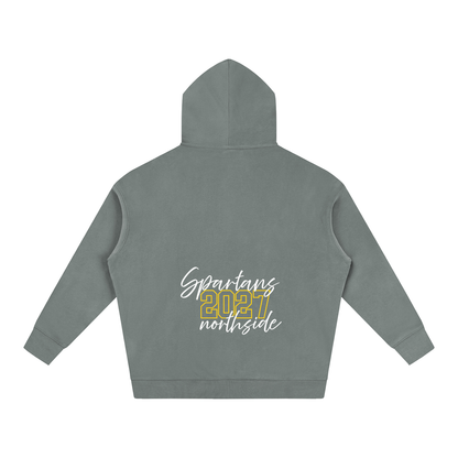 Cursive Front Northside Oversize Fleeced Hoodie