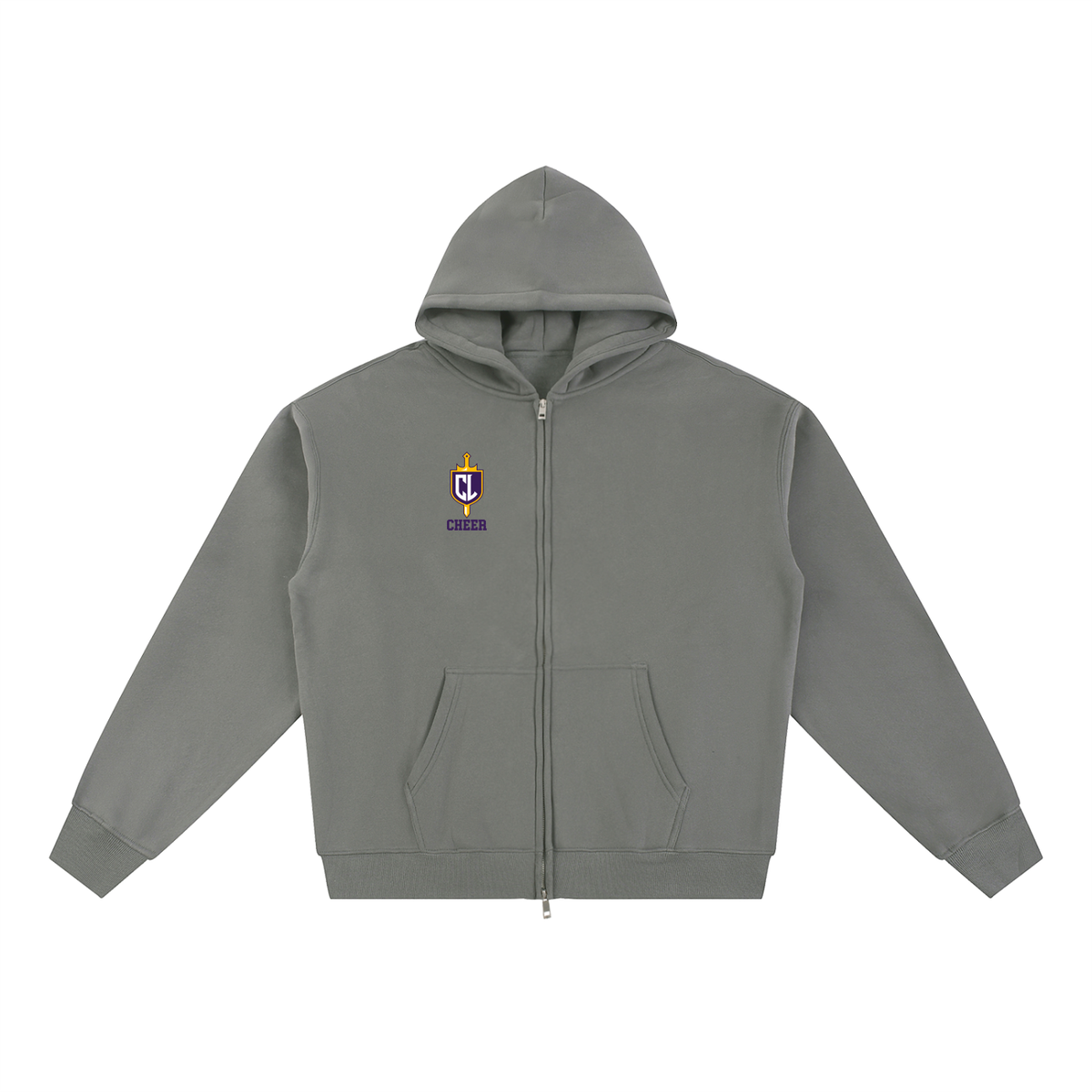 Essential Fleece Zip-Through Hoodie