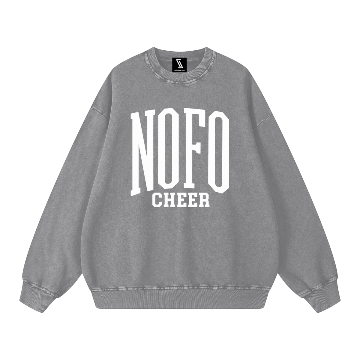 Basic 3 North Fork Snow Washed Oversized Sweatshirt