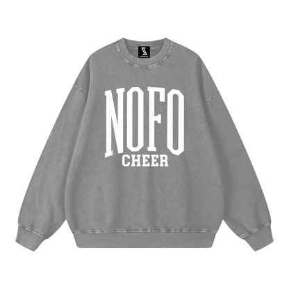 Basic 3 North Fork Snow Washed Oversized Sweatshirt
