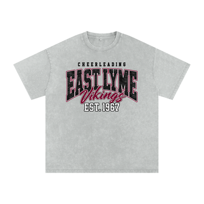 Vintage East Lyme Snow Washed Oversized Cotton T-Shirt