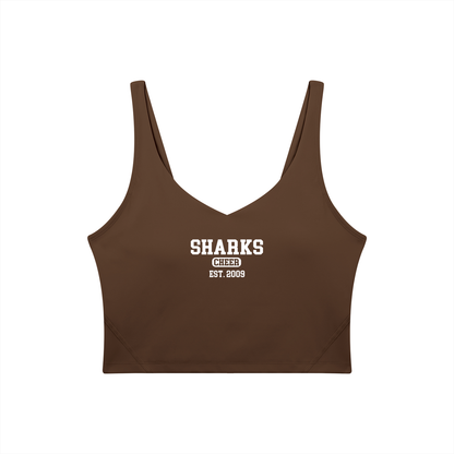 Old School Oasis Women's V-Neck Yoga Sports Bra