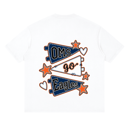 Lets Go Oakland Middle Oversized Drop Shoulder T-Shirt