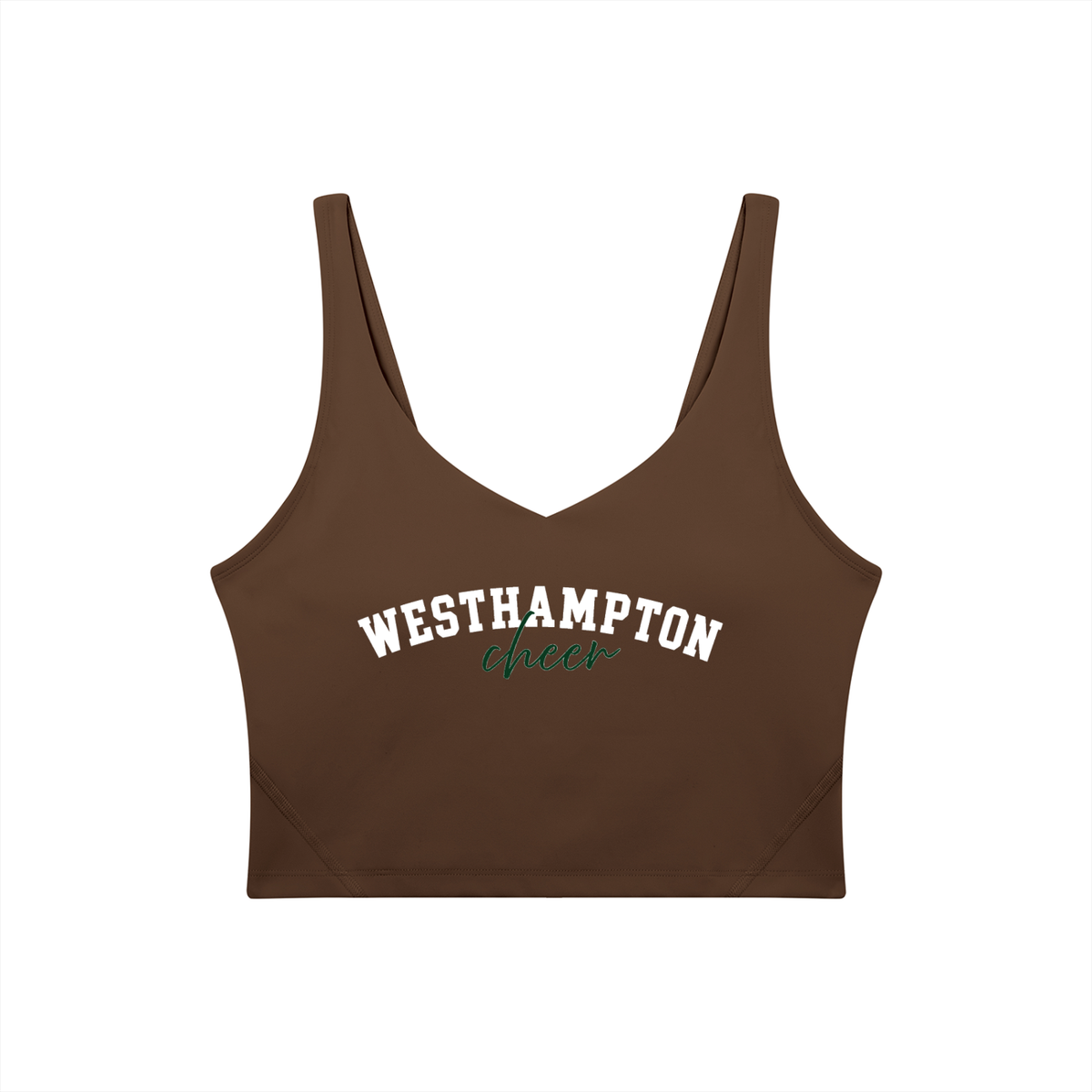 Cursive Westhampton Women's V-Neck Yoga Sports Bra