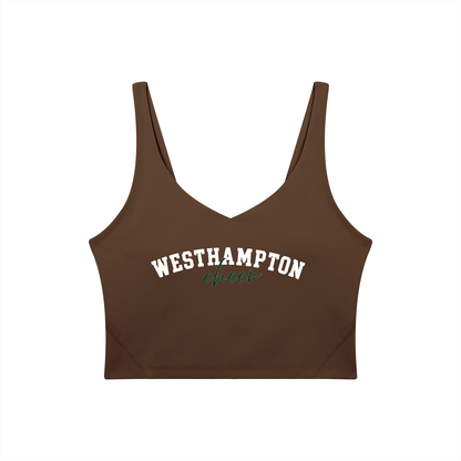 Cursive Westhampton Women's V-Neck Yoga Sports Bra