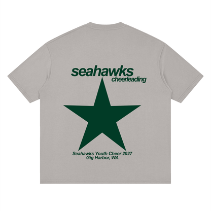 Big Star Seahawks Oversized Drop Shoulder T-Shirt
