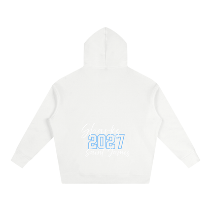 Cursive Front Saint James Oversize Fleeced Hoodie