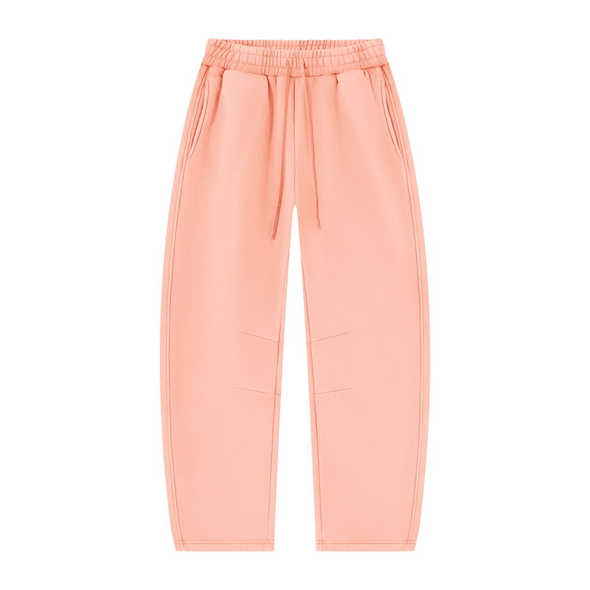 Unisex Vintage Wash Barrel Leg Fleece Sweatpants