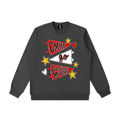 Lets Go Cardinal Mooney Essential Heavyweight Crewneck Sweatshirt