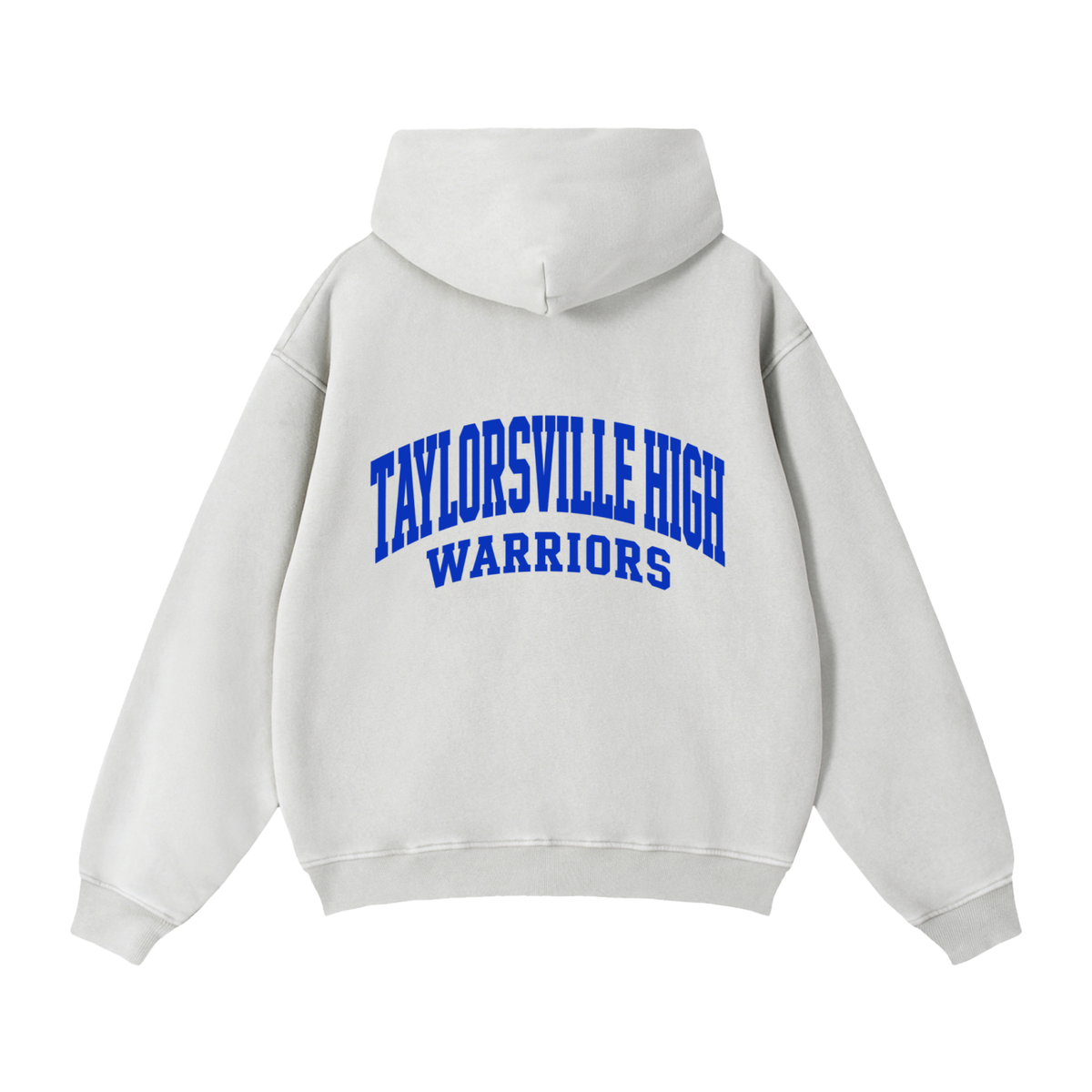 Zip-Through Boxy Fleece Hoodie