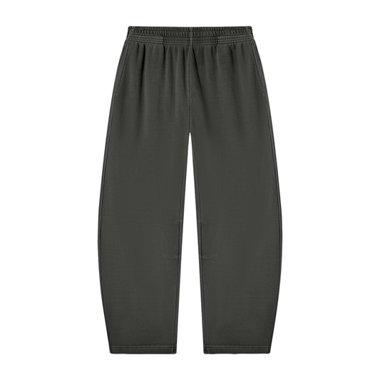 Unisex Vintage Washed Barrel Leg Sweatpants