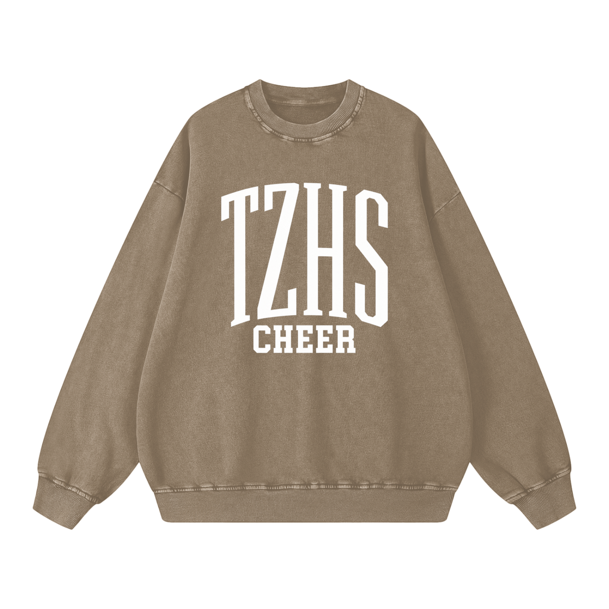 Basic 3 Tappan Zee Snow Washed Oversized Sweatshirt