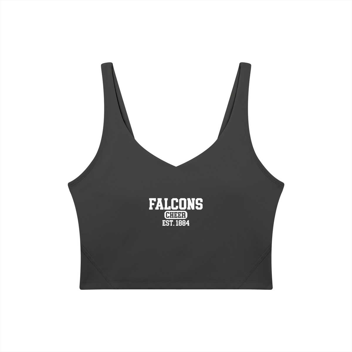 Old School St Vincent Ferrer Women's V-Neck Yoga Sports Bra