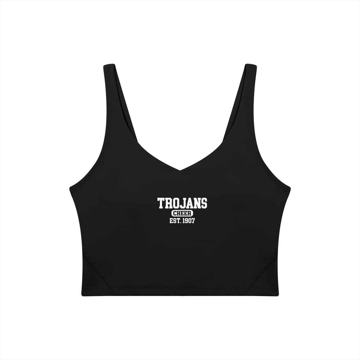 Old School Simsbury Women's V-Neck Yoga Sports Bra