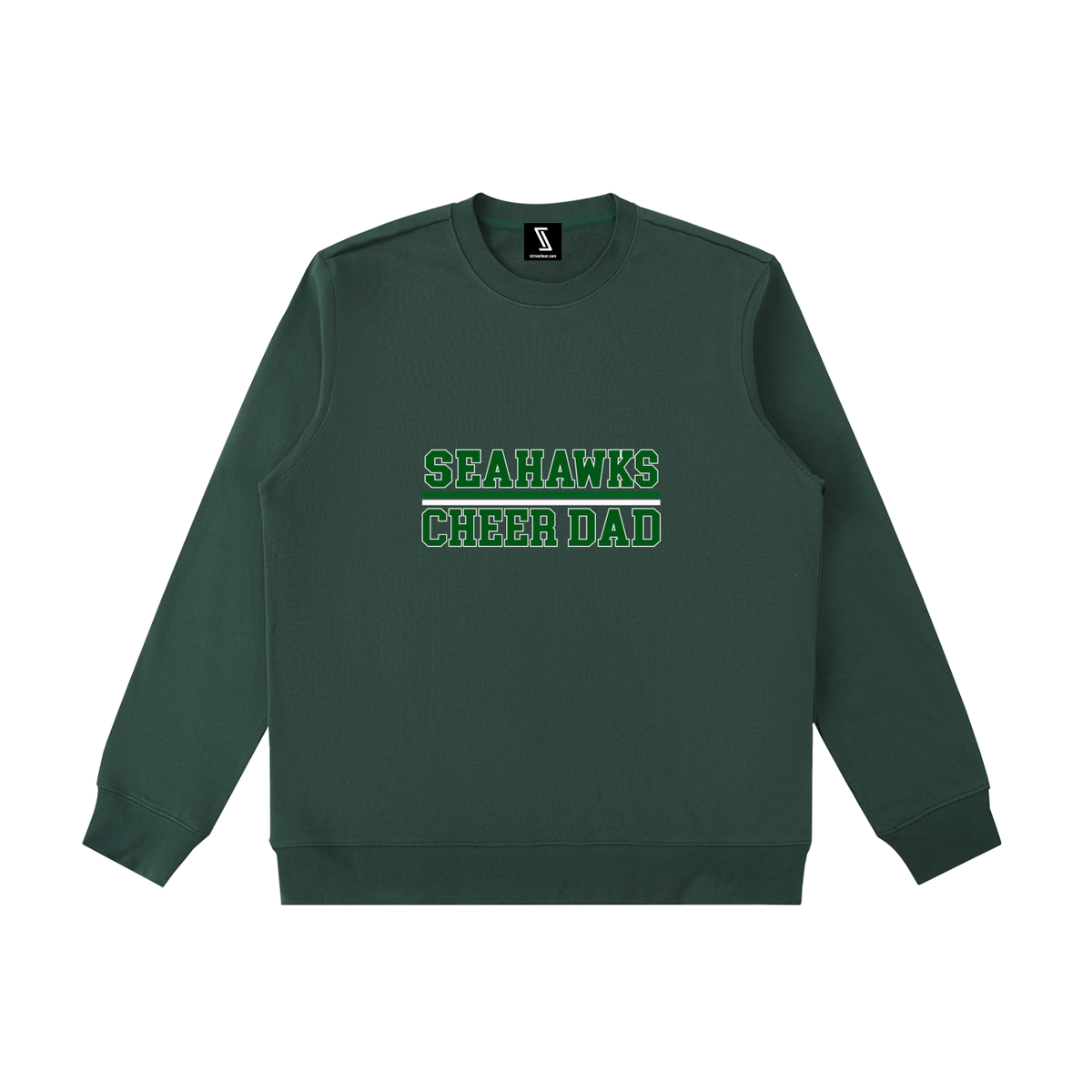 Dad Seahawks Essential Heavyweight Crewneck Sweatshirt