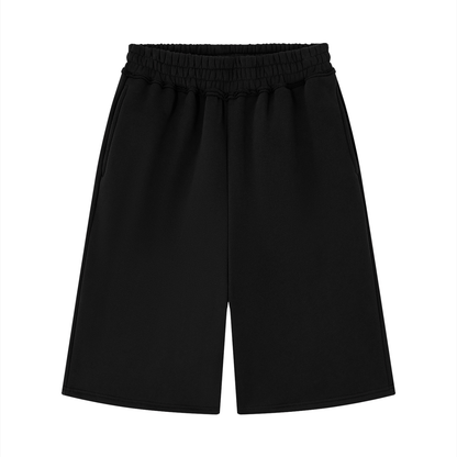 Unisex Raw Edge Fleece Shorts