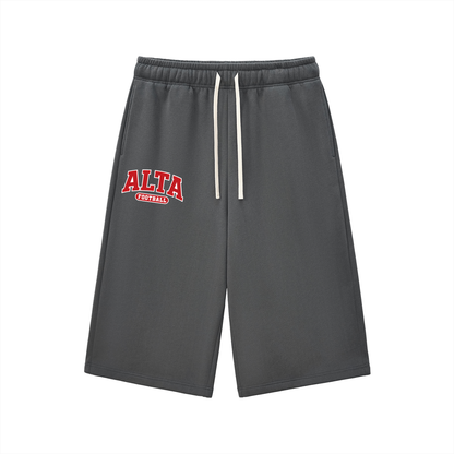 Relaxed Drawstring Three-quarter Sweatpants