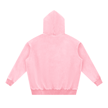 Snow Wash Fleece Oversize Hoodie