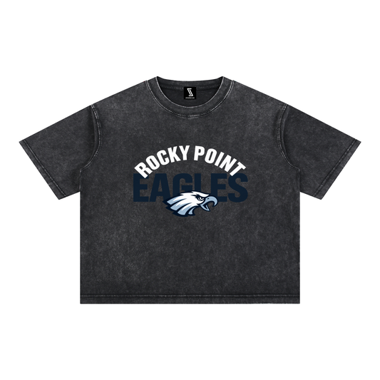 Mineral Wash Boxy Cotton T-Shirt