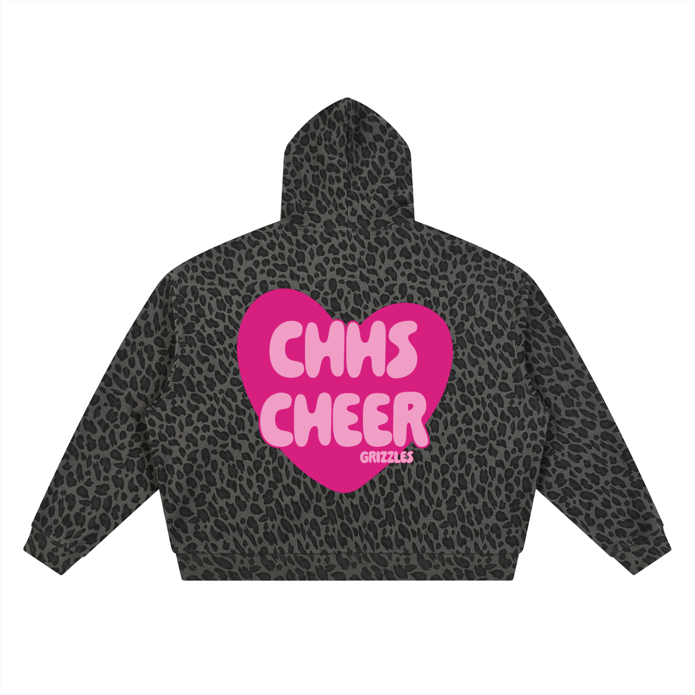 Leopard Print Full Zip Hoodie