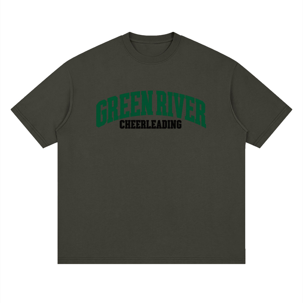 Basic 1 Green River Oversized Drop Shoulder T-Shirt