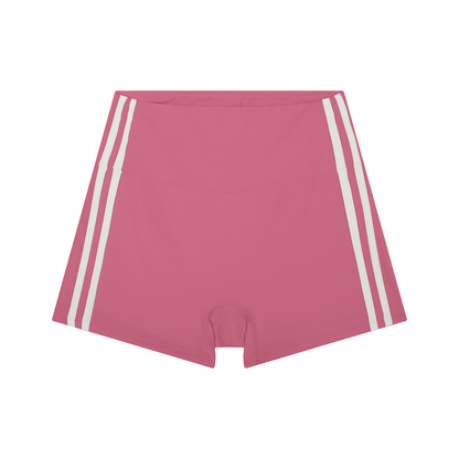 Strive High-Waist Color Block Shorts
