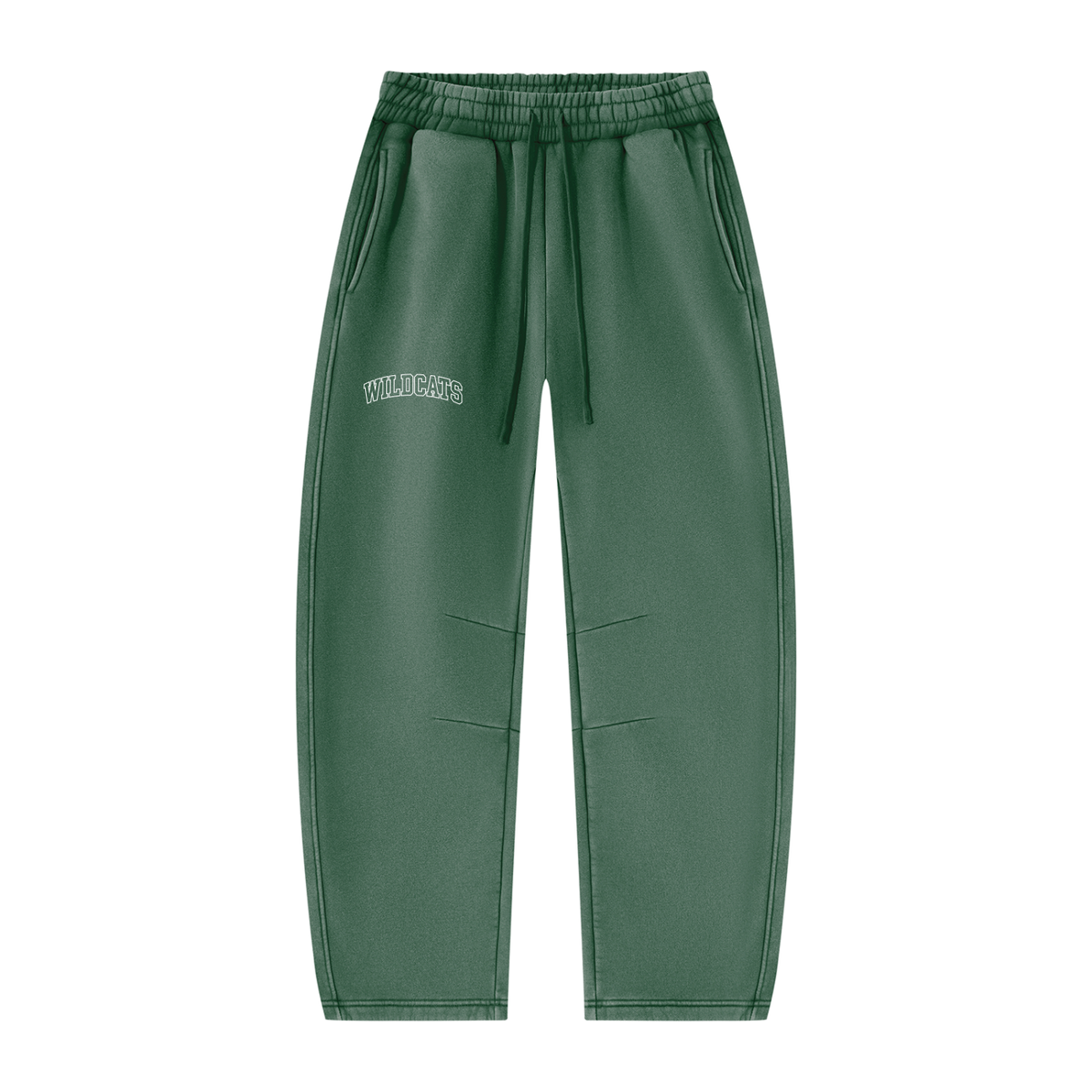 Unisex Vintage Wash Barrel Leg Fleece Sweatpants