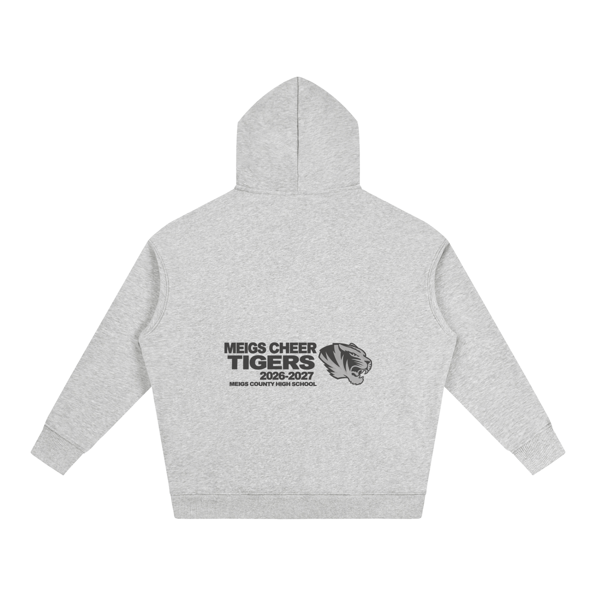 Vector Star Front Meigs County Oversize Fleeced Hoodie