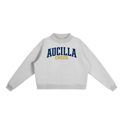 Basic 1 Aucilla Essential Fleece Mock-Neck Crew Sweatshirt